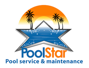 PoolStar pool service and maintenance logo
